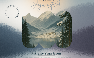 ÉCHO – Retraite Yoga & Son à la montagne (Camporeils, 9 au 11 janvier 2026)